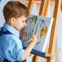 Artist Blank 10 Pieces Canvas Panels Assorted Size Art Multi stretched Canvas Boards for painting