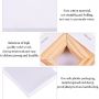 wholesale factory 8X10'' 100 cotton Artist Stretched painting canvas panel artistic set