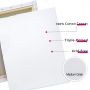 100 cotton inkjet printing 280gsm cotton acrylic paint art custom blank canvas stretched board painting set for kids painting