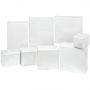 8 Pack 8x8 high quality canvas art custom canvas panel boards wholesale for studio