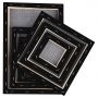 High Quality 9 Pack Different Sizes Black Artist Stretched Canvas Painting Set for Acrylic Painting