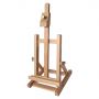 Varnished drawing mini table studio wooden easel