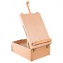 Art Supplies Box Easel Sketch Box Painting Storage Box-Adjustable Design set with Large 2-Drawer