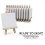 Art Easel Parts 3*3 inch Blank Canvas Frame with Easel Whiteboard Easel Living Room Paint
