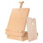 Art Supply Tabletop Stand Easel Wooden Tool Boxes Sale with Handles