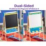 All-in-One Wooden Kid's Art Easel with Paper Roll and Accessories