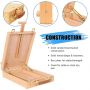 Wooden Beechwood Adjustable Table Top Artist's Box Easel with Storage