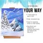 Tabletop Display Stand Artist canvas Easel,Beechwood Tripod for kids Painting