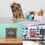 Tabletop Display Stand Artist canvas Easel,Beechwood Tripod for kids Painting easel artists painting set wood easel stand