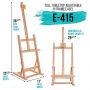 High Quality WhiteBoard Easel Painting Wooden Lightweight Portable Easel