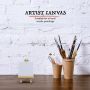 Art Easel Parts 3*3 inch Blank Canvas Frame with Easel Whiteboard Easel Living Room Paint