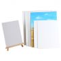 8X10 inch wholesale stretch canvas and acrylic easel painting art set