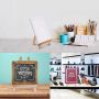 Tabletop Display Stand Artist canvas Easel,Beechwood Tripod For kids Painting easel artists painting set
