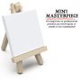 Art Easel Parts 3*3 inch Blank Canvas Frame with Easel Whiteboard Easel Living Room Paint