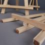Different specifications wholesale blank pure cotton stretch canvas and easel art supplies set