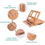 Adjustable Art Wooden Easel Stand Table Top Book Easel Wood Box Custom Palette for Painting