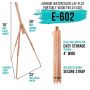 Tabletop Display Stand Artist canvas Easel,Beechwood Tripod for kids Painting easel artists painting set