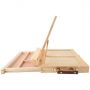 Art Set Display Table Easel Custom Wood Box Polished Wooden Box for Canvas Painting