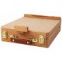 Art Supply Adjustable Portable Place Draw Round Desktop Beech pine wood Paint Sketch Easel Box