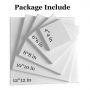 Canvas Painting 5pcs Stretched Variety Pack Small Paint Canvases 12'' 10'' 8'' 6'' 4''