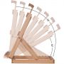 Beech wood Duty Adjustable Tabletop Studio H-Frame Wooden Easel