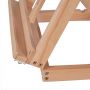 Beech wood Duty Adjustable Tabletop Studio H-Frame Wooden Easel