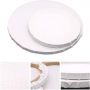 White Blank Round Stretched Canvas 20/30cm Cotton Painting Canvas Frame Art Craft Set