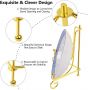 6 pack 3 sizes gold iron easel stand easel iron for picture, art easel stand