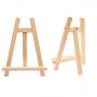 High Quality Polished 15X20cm ,20X28cm Wooden Small Easel Art Display Stand Table Easel Art Painting Easel