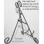 professional iron easel stand black easel stand metal for artist and student