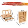 wood desk table easel with Storage Drawer and 1 Palette for Painting, Drawing and Displaying Artwork art easel wood easel