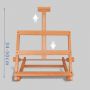 Quality Adjustable 43x36x50cm Wooden Easel Tabletop Foldable Painting Art Easel For Kids