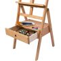 studio easel with Art Supply Storage Drawer - Adjustable (60