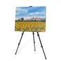 artiste aluminium easel for adjustable tripod easel stand with Portable Bag Black for painting