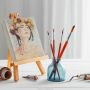 Beechwood Portable Tabletop Display Stand A-Frame Artist Easel for Kids Student Table School