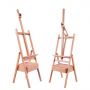 153-197cm Beech Wood Art Easel Sketch Box Wooden Easel With Drawer For Art Drawing
