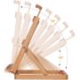 H-Frame beech Wooden Easel artist table easel ,hold canvas up to 23