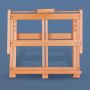 Quality Adjustable 43x36x50cm Wooden Easel Tabletop Foldable Painting Art Easel For Kids