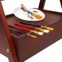 h frame easel stand wooden adjustable easel with art supply storage drawer for art