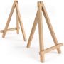 12 inch tall wood display easel portable photo painting artist easel stand for all ages