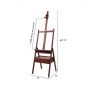 h frame easel stand wooden adjustable easel with art supply storage drawer for art