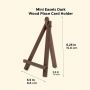 dark wood display easel protable tabletop easel for art easel and kids