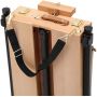 professional wooden easel stand metal triangular easel painting artist with palette and storage