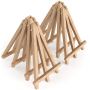 12 inch tall wood display easel portable photo painting artist easel stand for all ages
