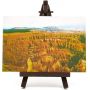 dark wood display easel protable tabletop easel for art easel and kids