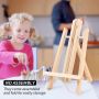 mini easel stand for artist painting stand pine wood easel painting for adult and children