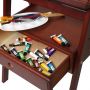 h frame easel stand wooden adjustable easel with art supply storage drawer for art