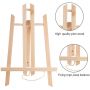 mini easel stand for artist painting stand pine wood easel painting for adult and children
