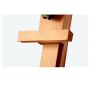new professional beech painting artist easel ,wood studio easel stand display