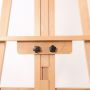 hot sale new style high quality rear support painting display wood artist easel stand